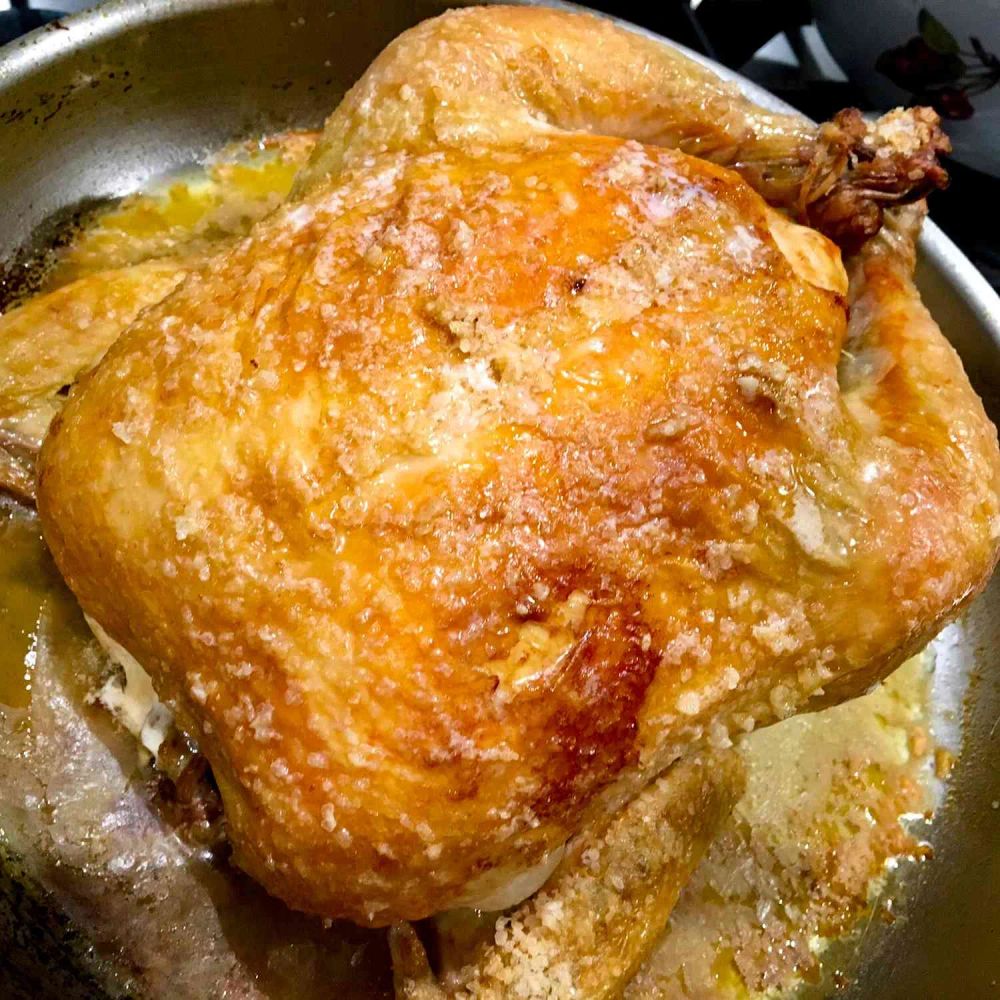 Chef John's Salt Roasted Chicken