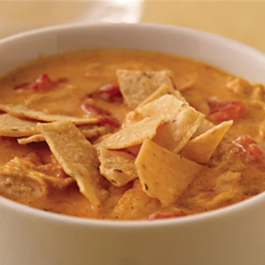 Cheesy Tortilla Soup