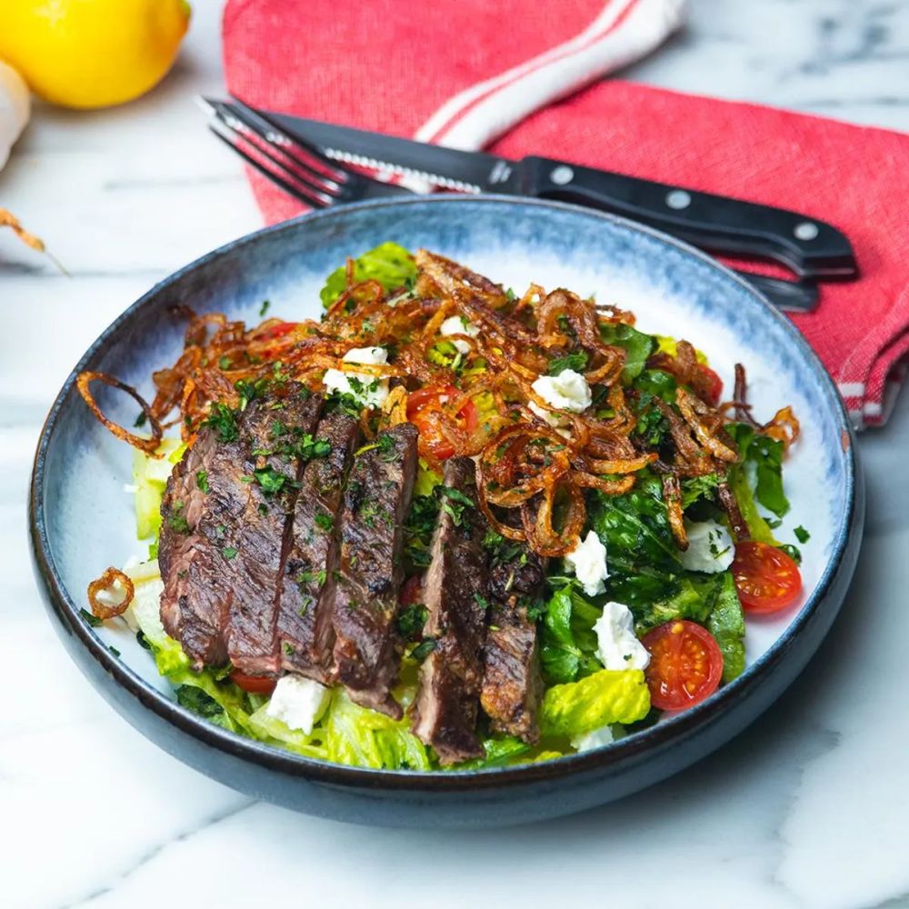 Garlic And Herb Weeknight Steak Salad