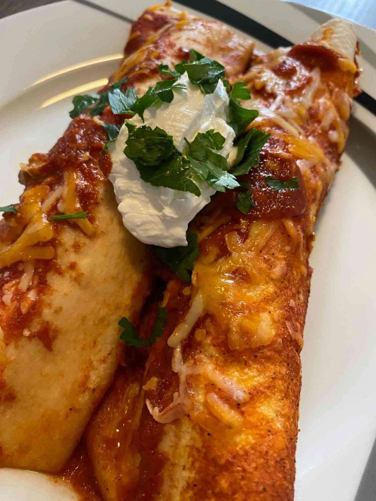 Creamy Beef Enchiladas