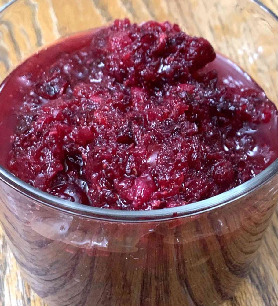 Kindertime Cranberry Relish