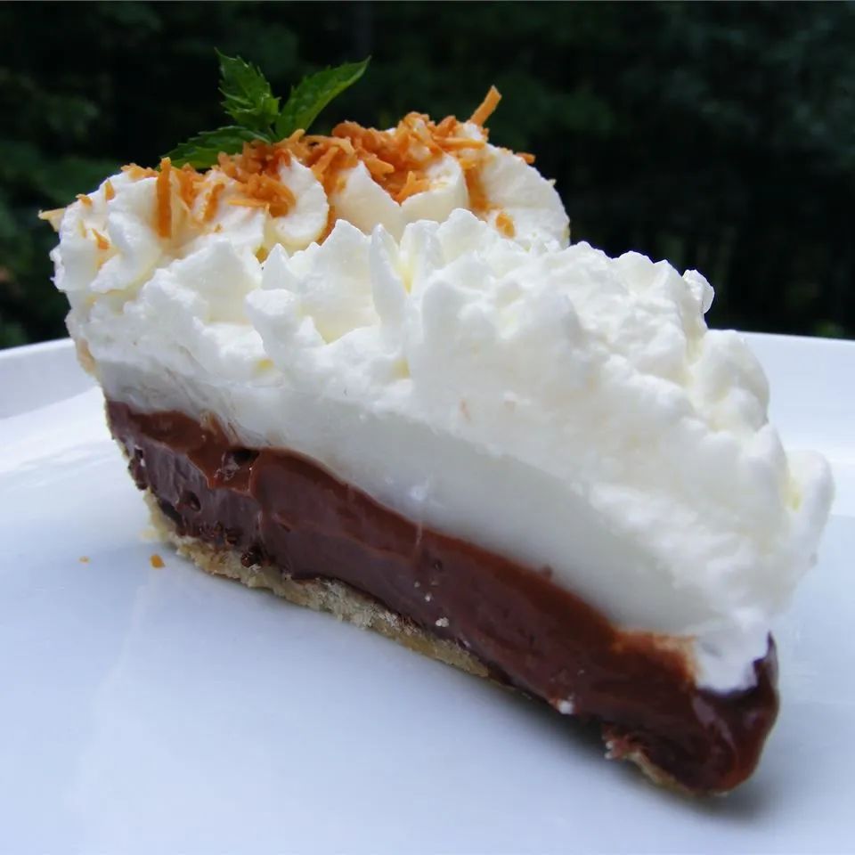 Coconut (Haupia) and Chocolate Pie