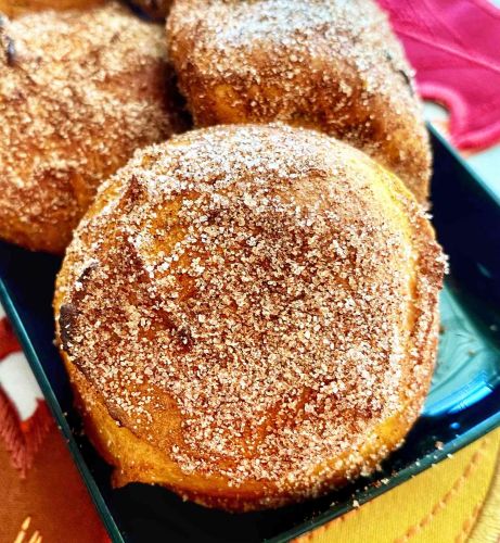 Air Fryer Pumpkin Spice Donut Holes