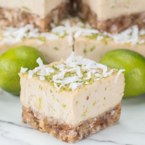 Dairy-Free Key Lime Coconut Bars