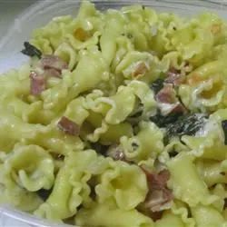 Campanelle Pasta with Turkey Bacon