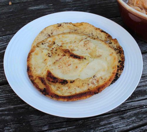 Fried Garlic Pita