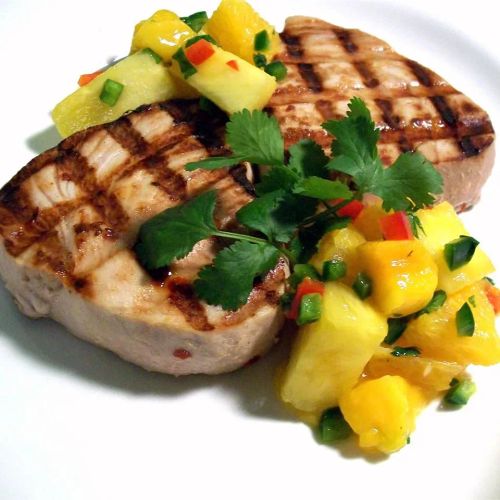 Citrus Swordfish with Citrus Salsa