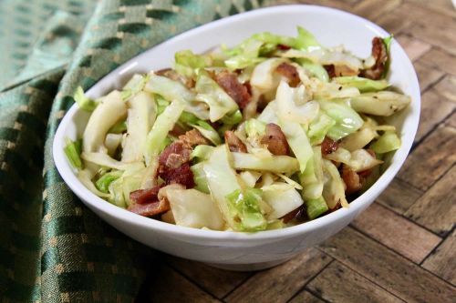 Pancetta Fried Cabbage