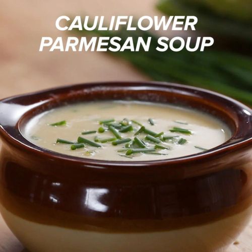 Cauliflower Parmesan Soup