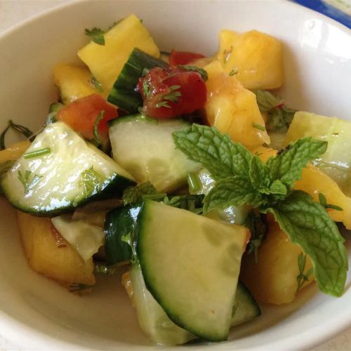 Pineapple Cucumber Salad