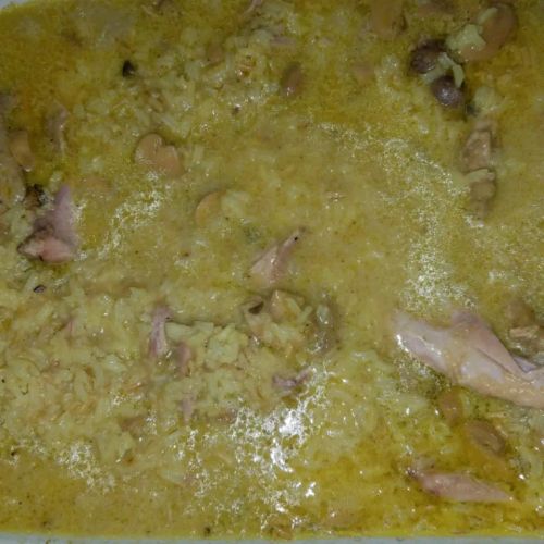 Turkey Wings with Yellow Rice