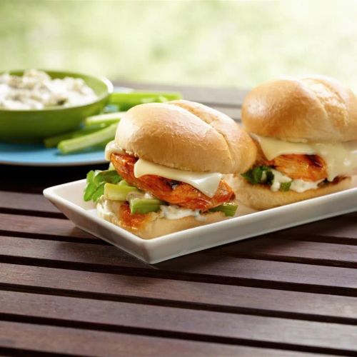 Grilled Buffalo Chicken Sliders