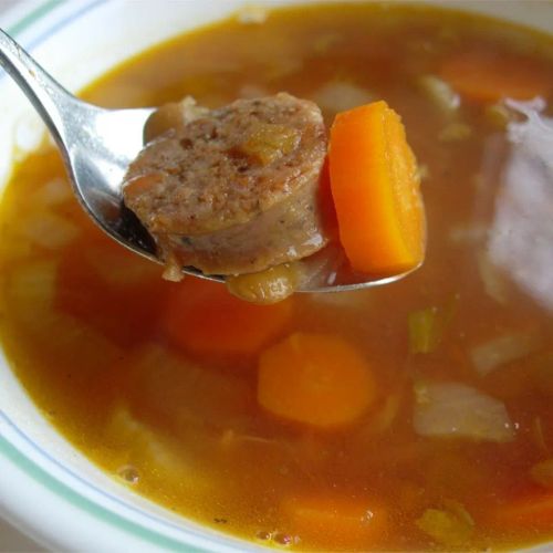 Kris' Lentil Sausage Soup