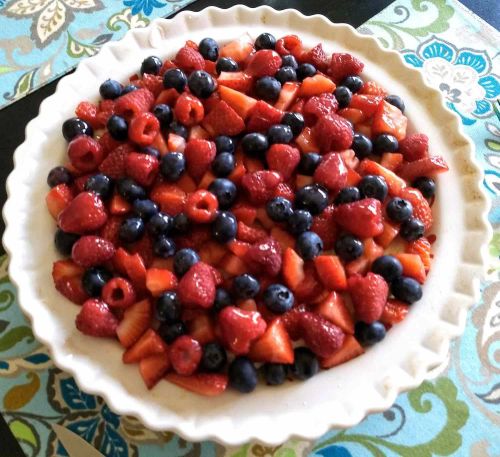 White Chocolate-Cream Cheese Fruit Tart