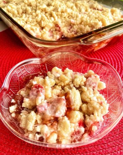 Strawberry Dump Cake