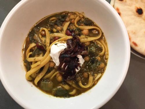 Ash Reshteh (Persian Noodle and Bean Soup)