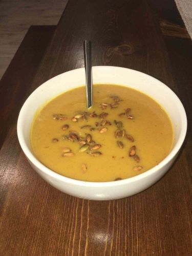 Instant Pot Butternut Squash and Pumpkin Spice Soup