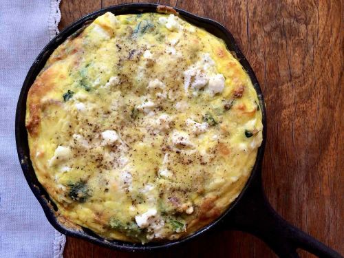 Kale and Fennel Frond Frittata