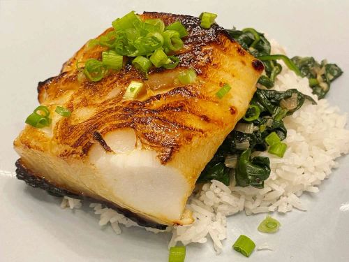 Miso and Soy Chilean Sea Bass