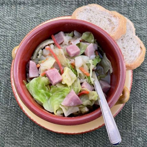 Ham, Potato, and Cabbage Stew