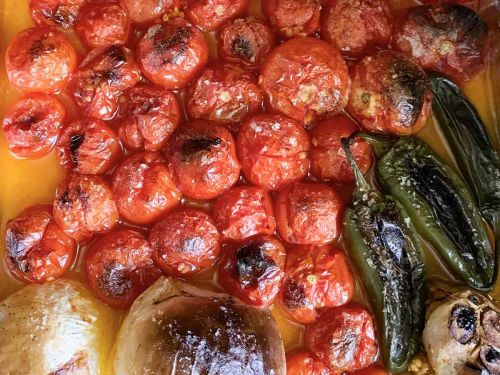 Roasted Tomatoes with Garlic