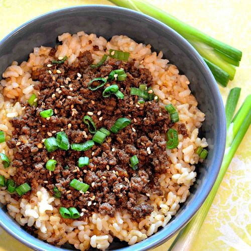 Easy Korean Ground Beef Bowl