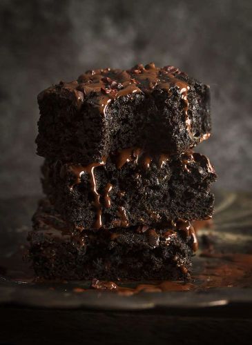 Gluten-Free Vegan Dark Chocolate Brownies