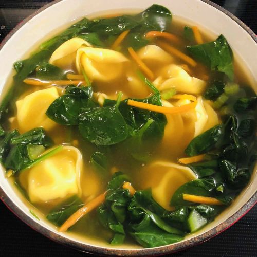 Spinach Tortellini Soup