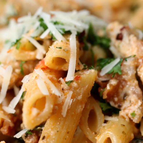 Creamy Chicken Penne Pasta