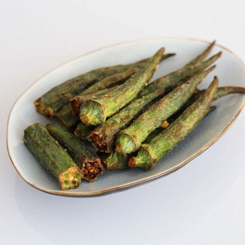 Spicy Air-Fried Okra