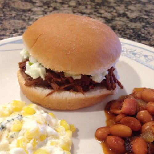 Mom's Shredded Elk Sandwiches