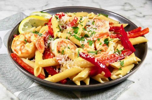 Easy Lemon Shrimp Pasta