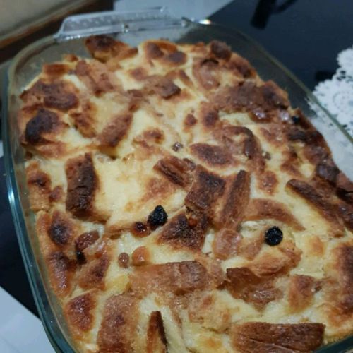 Bread Pudding with Lemon Sauce I