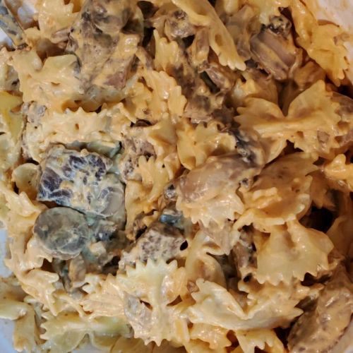 Cream Cheese Steak Stroganoff