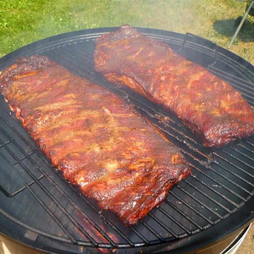 Slow-Smoked Pork Spareribs