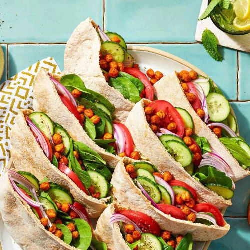 Roasted Chickpea Gyros