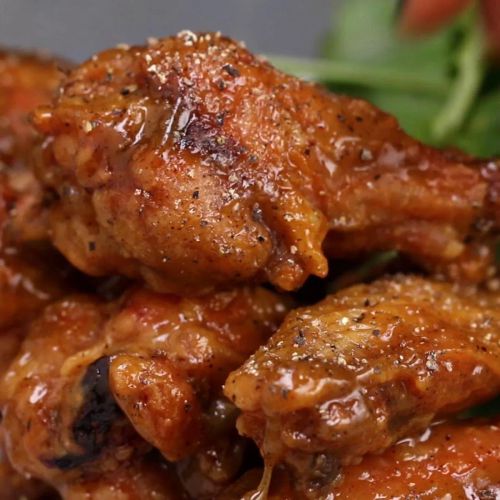 Baked Honey Mustard Wings