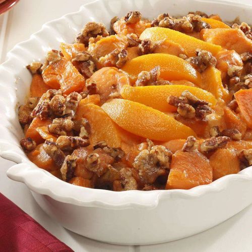 Sweet Potato Peach Bake