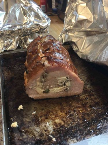 Smoked Stuffed Pork Loin