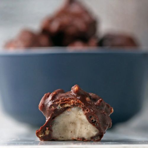 Banana Ice Cream Chocolate Bites