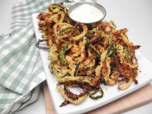 Air Fryer Zucchini Curly Fries