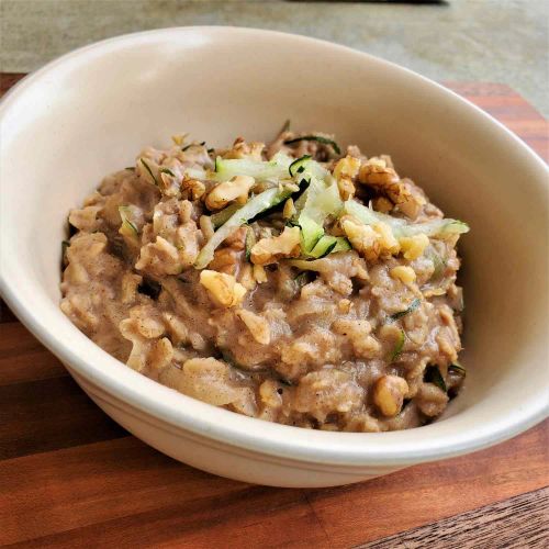 Zucchini Bread Oatmeal