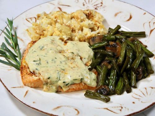 Tarragon-Mustard Sauce for Salmon