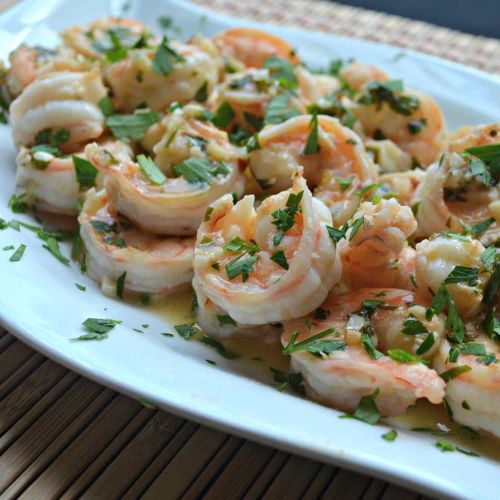 Simple Garlic Shrimp