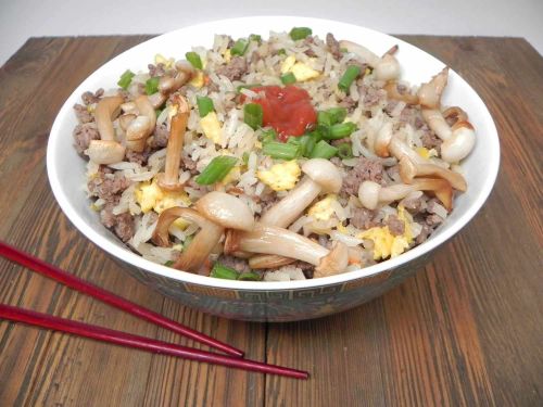 Ground Beef Fried Rice