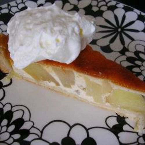 Apple Tart with Creme Fraiche