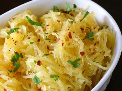 Quick and Spicy Spaghetti Squash