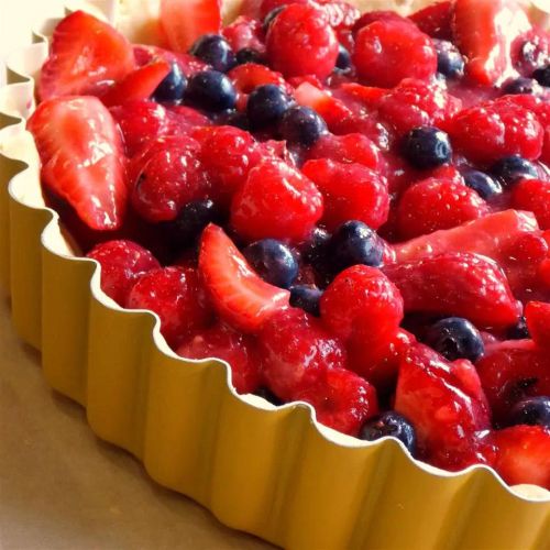 Fresh No-Bake Fruit Pie