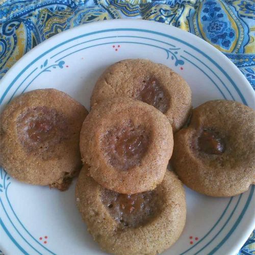 Raspberry Molasses Crinkles