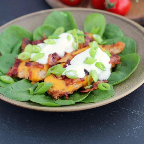 Loaded Chicken Breasts for One